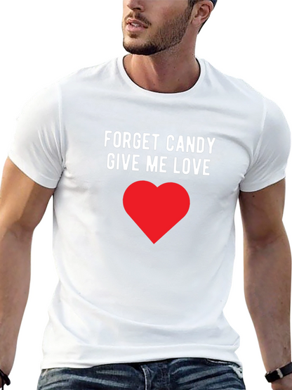 Camiseta Negra Olvida el Caramelo Dame Amor