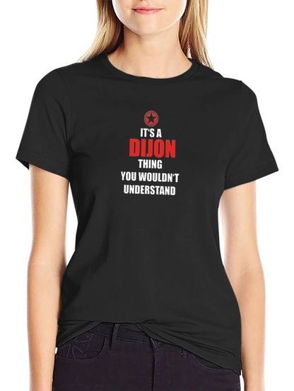 Camiseta Negra Es una cosa de Dijon