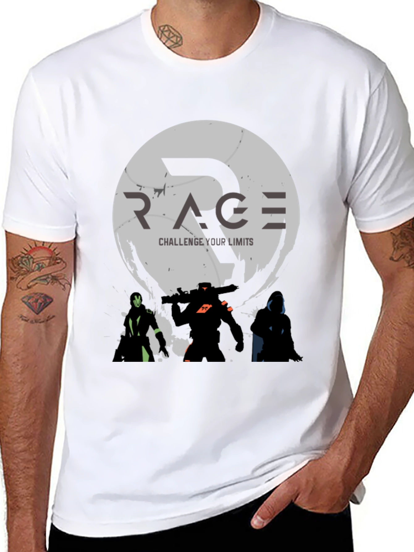 Camiseta Negra RACE: Challenge Your Limits