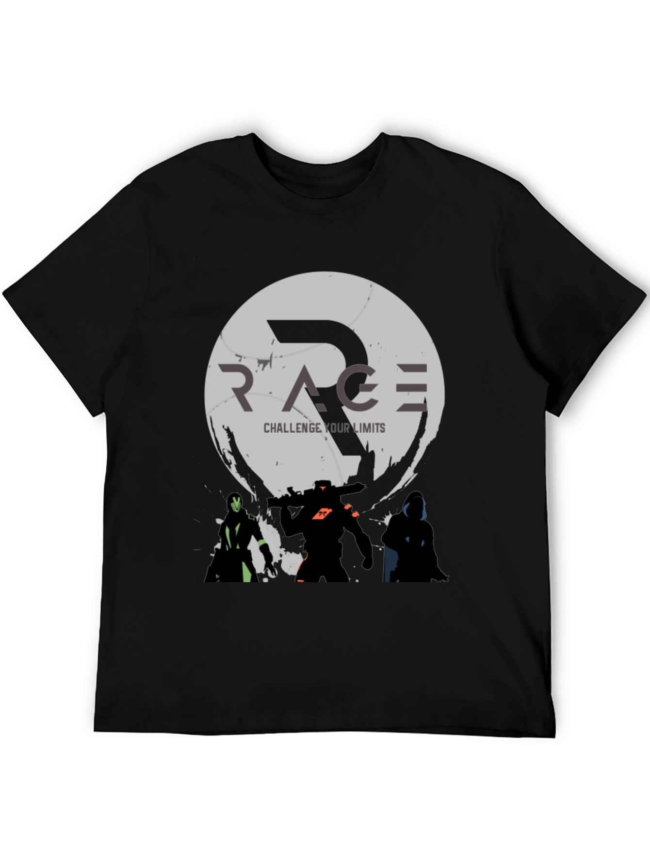 Camiseta Negra RACE: Challenge Your Limits