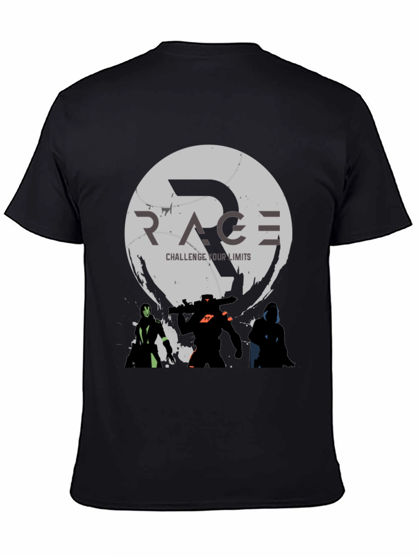 Camiseta Negra RACE: Challenge Your Limits