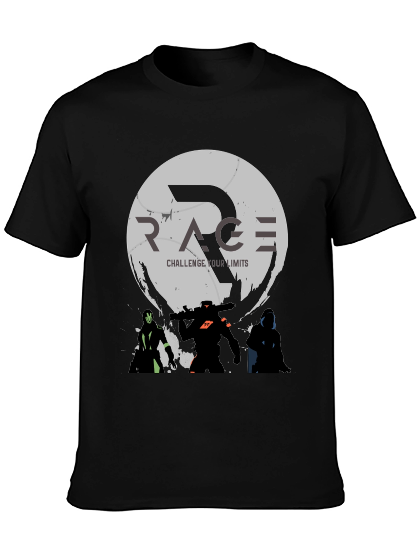 Camiseta Negra RACE: Challenge Your Limits