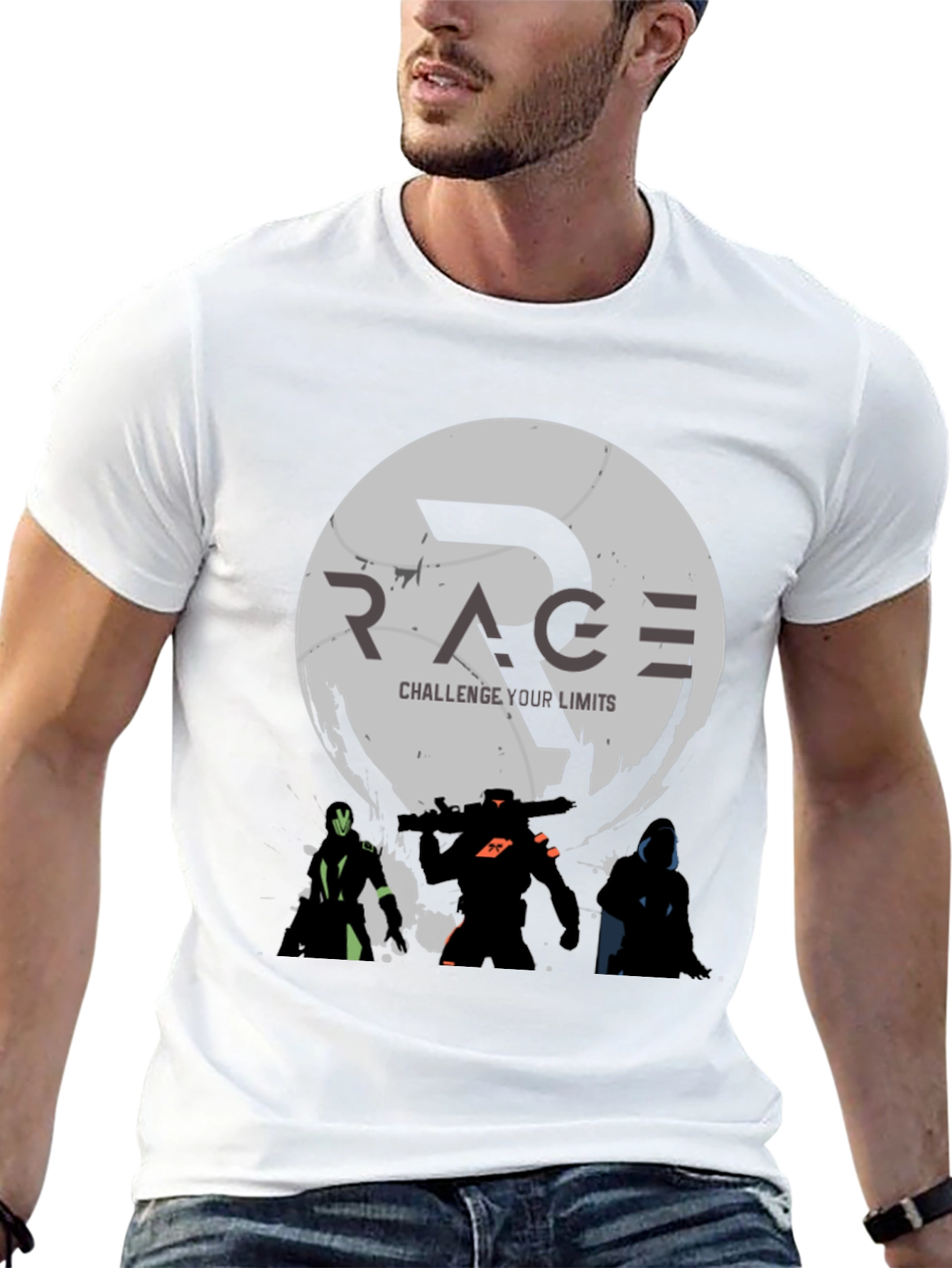 Camiseta Negra RACE: Challenge Your Limits