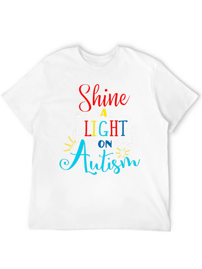 Camiseta Negra Shine a Light on Autism