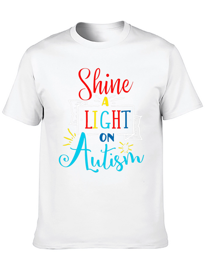Camiseta Negra Shine a Light on Autism