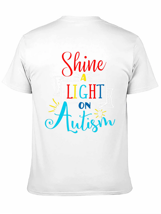 Camiseta Negra Shine a Light on Autism