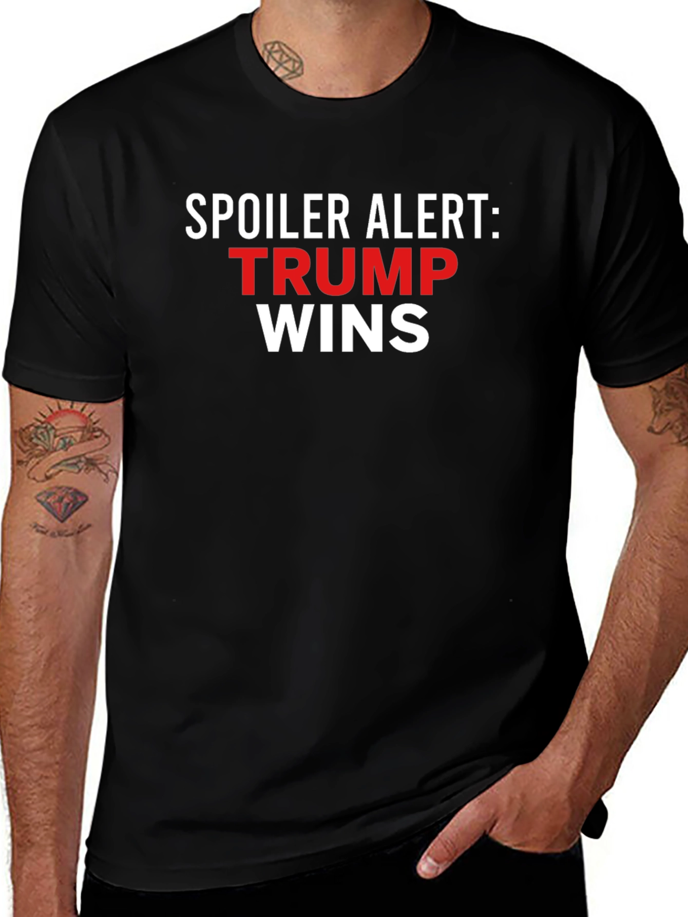 Camiseta: Alerta Spoiler Trump Gana