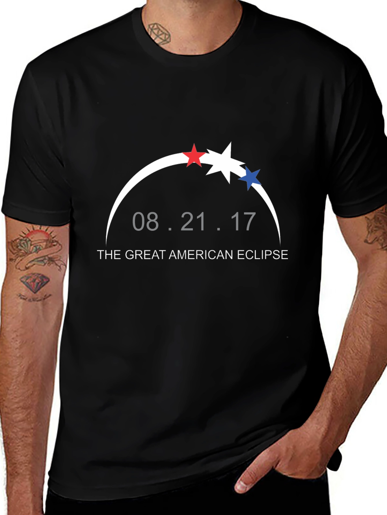 Camiseta Eclipse Americano 2017 - Diseño Único