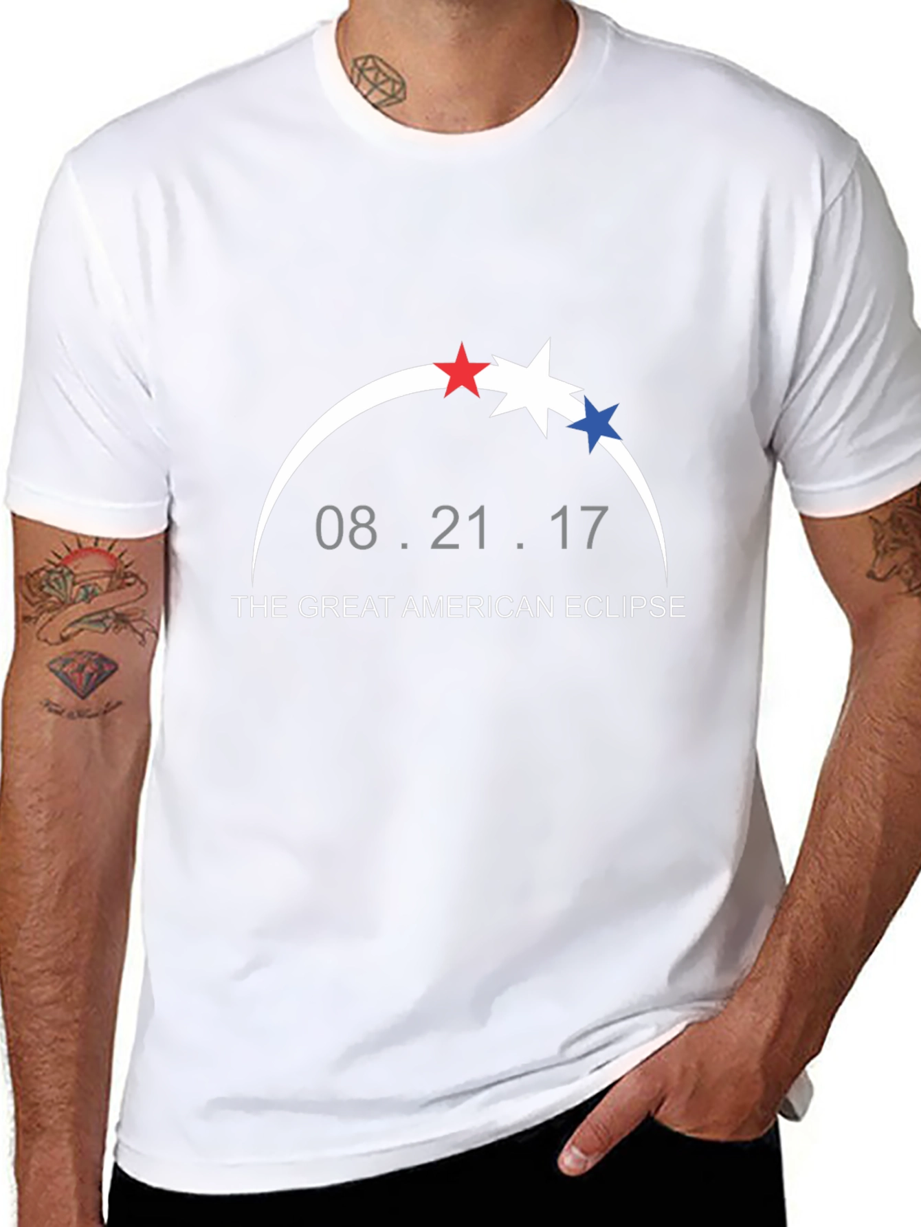 Camiseta Eclipse Americano 2017 - Diseño Único