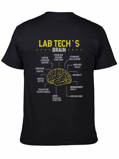 Camiseta Cerebro de Técnico de Laboratorio