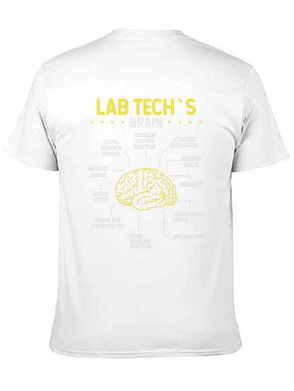 Camiseta Cerebro de Técnico de Laboratorio