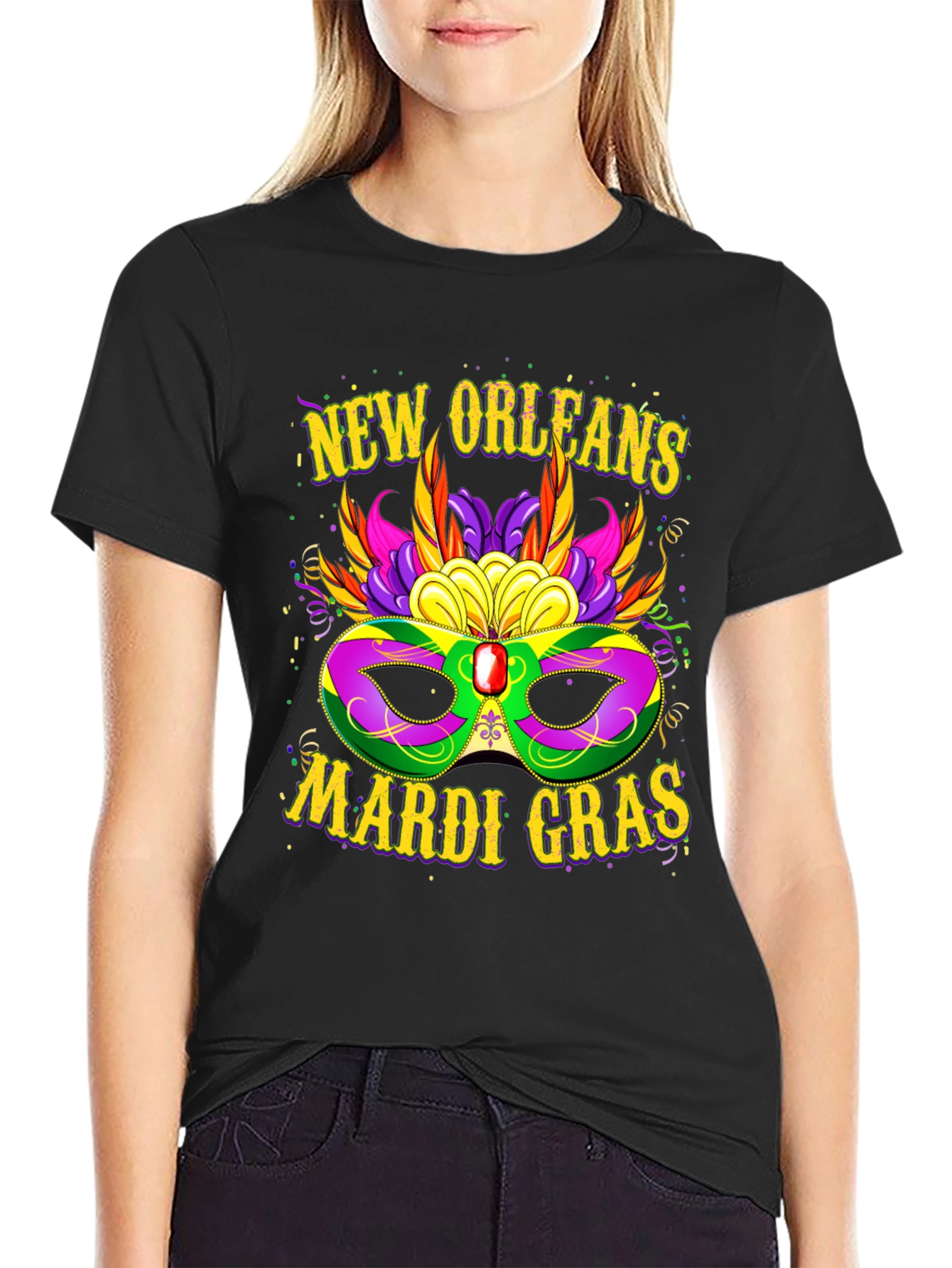 Camiseta Mardi Gras Nueva Orleans