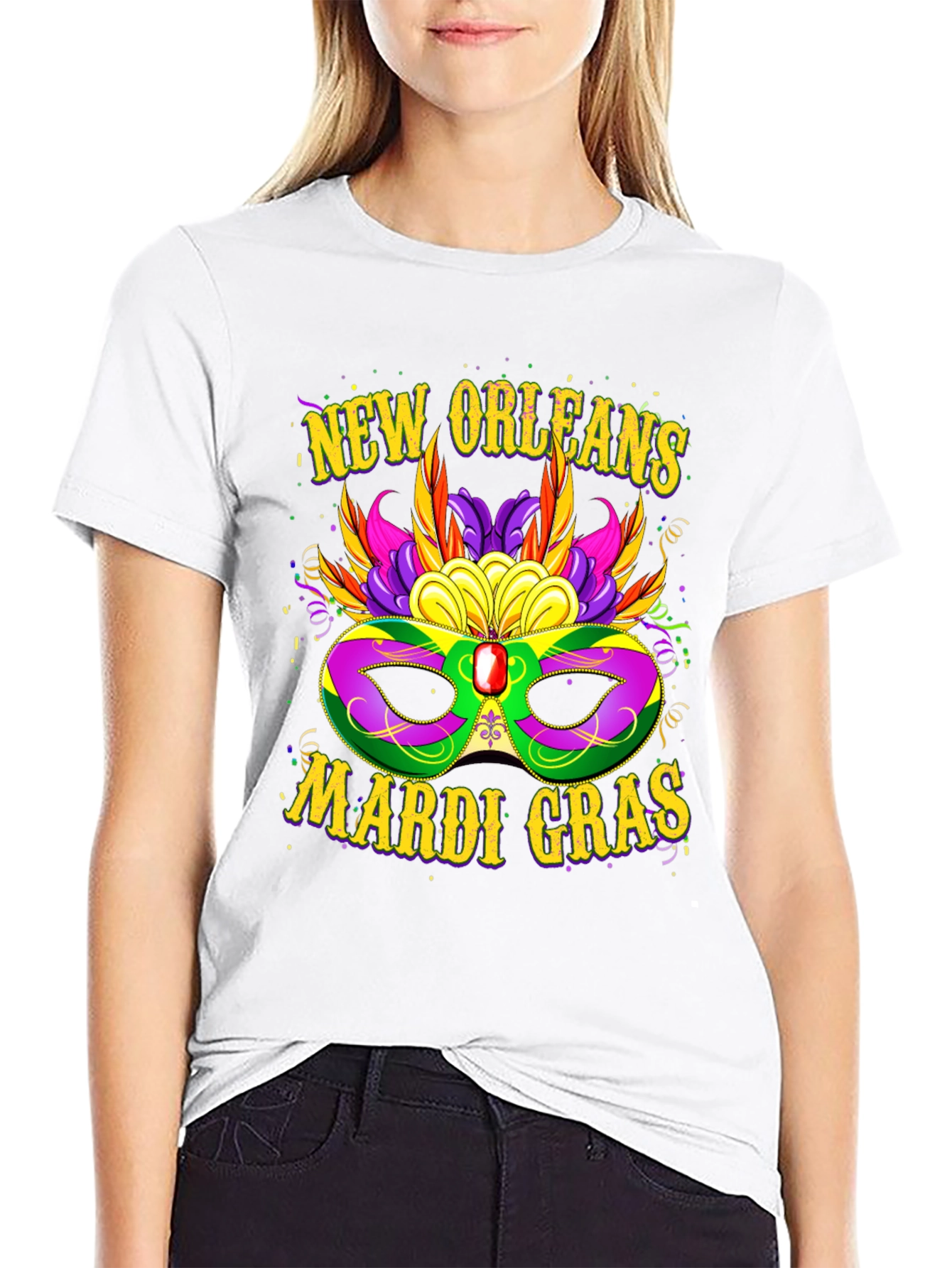 Camiseta Mardi Gras Nueva Orleans