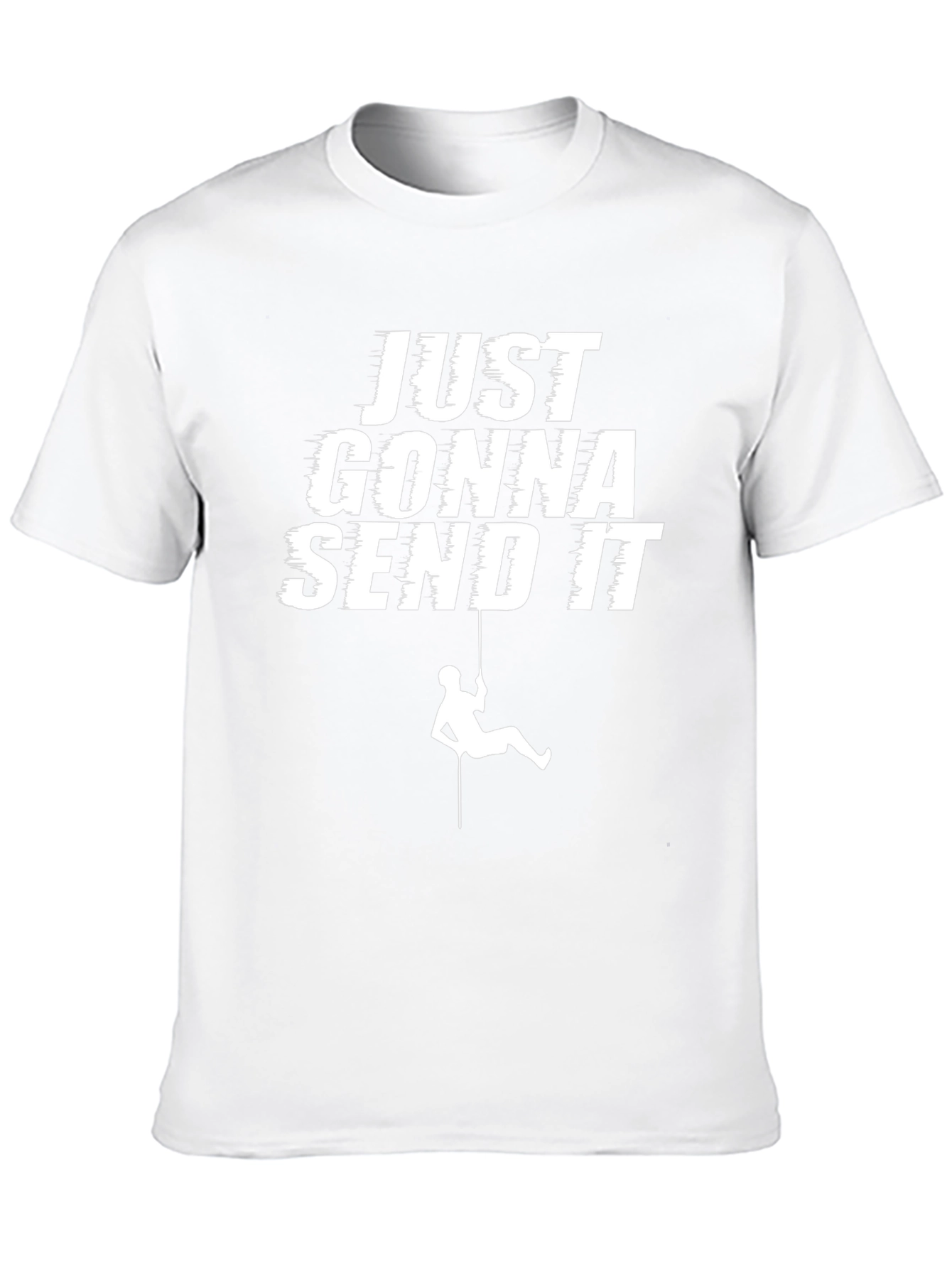 Camiseta Negra: Just Gonna Send It - Aventura Escalada