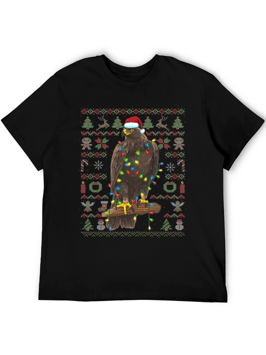 Camiseta Navideña Águila con Luces