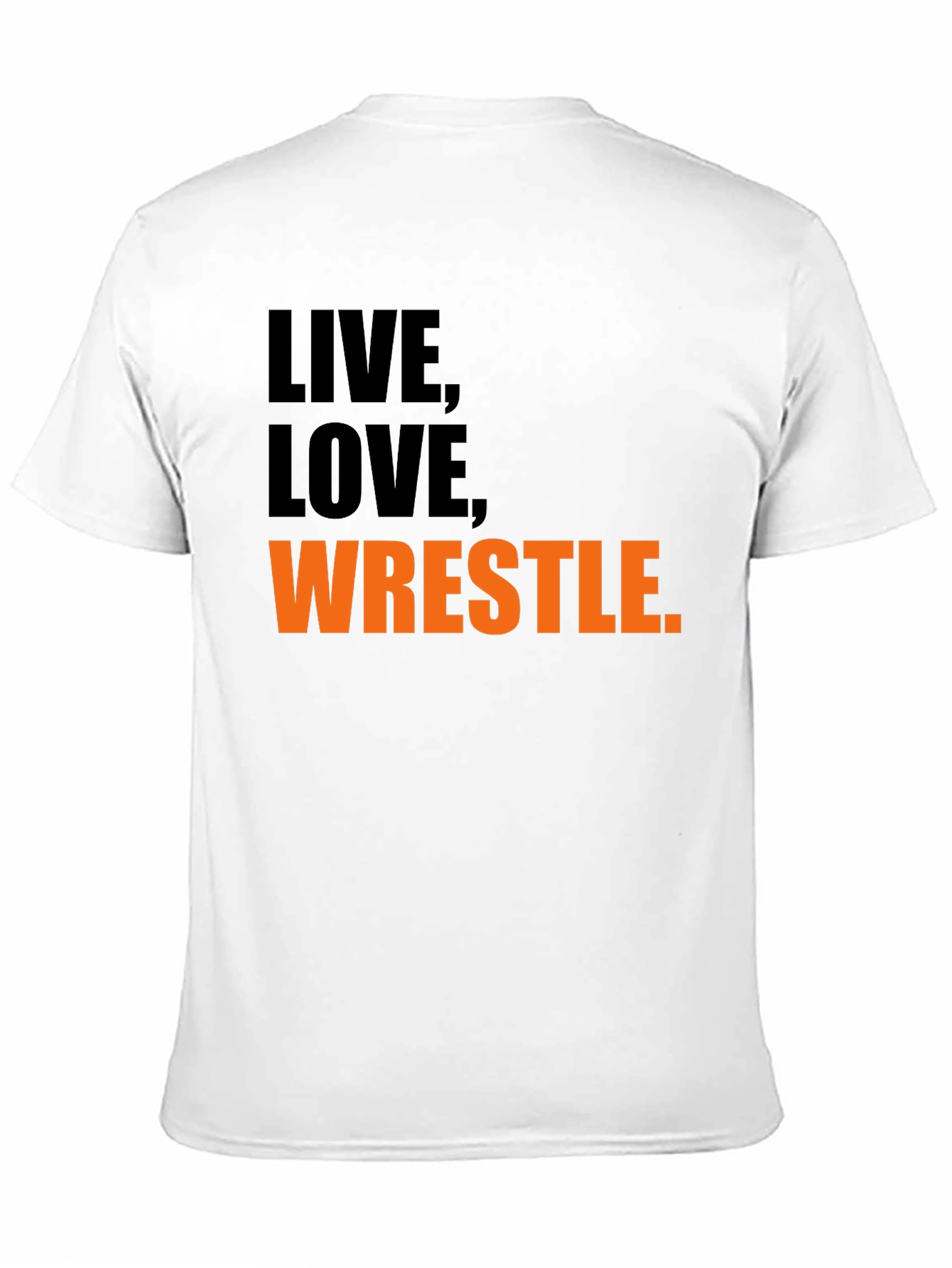 Camiseta Negra Live Love Wrestle
