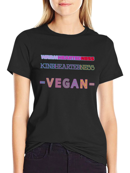 Camiseta Vegana con Mensaje Positivo