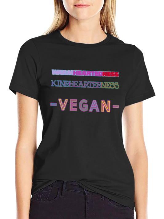 Camiseta Vegana con Mensaje Positivo