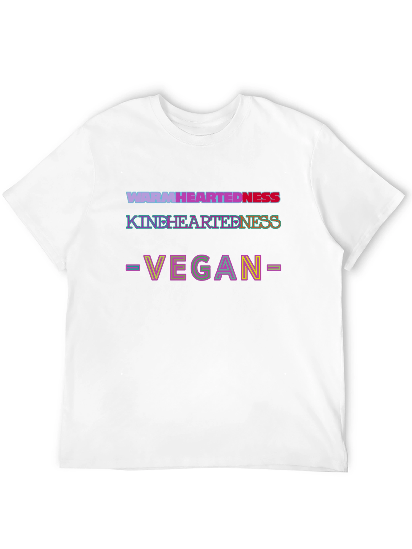 Camiseta Vegana con Mensaje Positivo