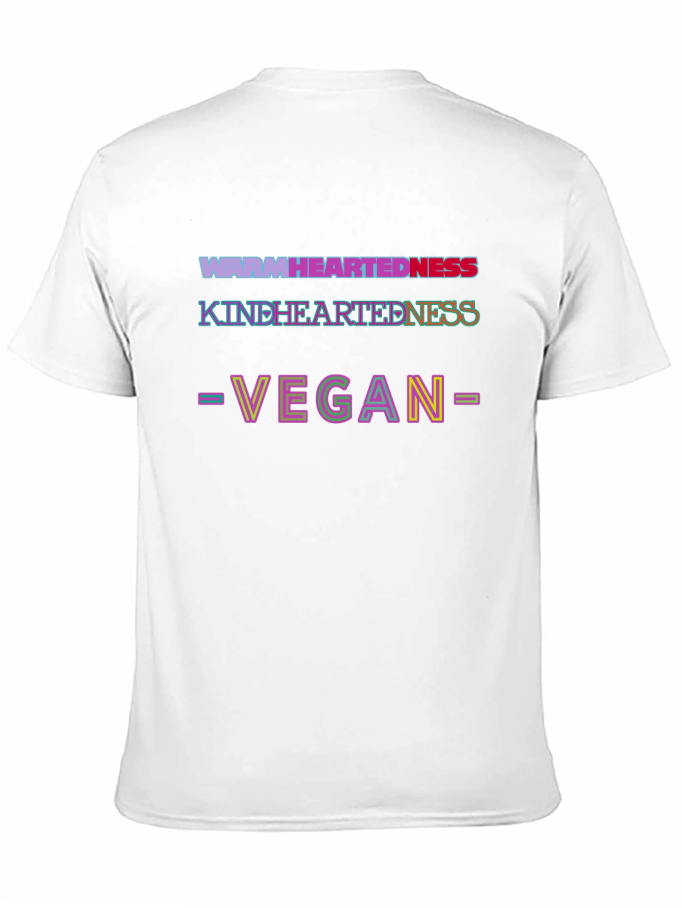 Camiseta Vegana con Mensaje Positivo