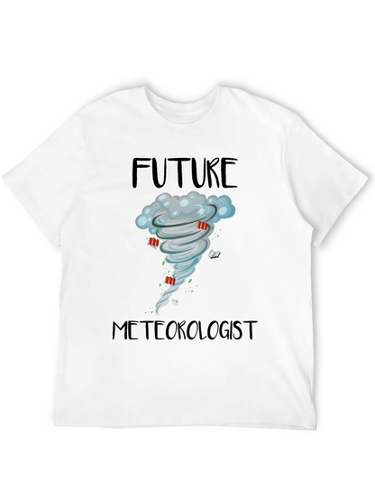 Camiseta Negra Meteorólogo del Futuro