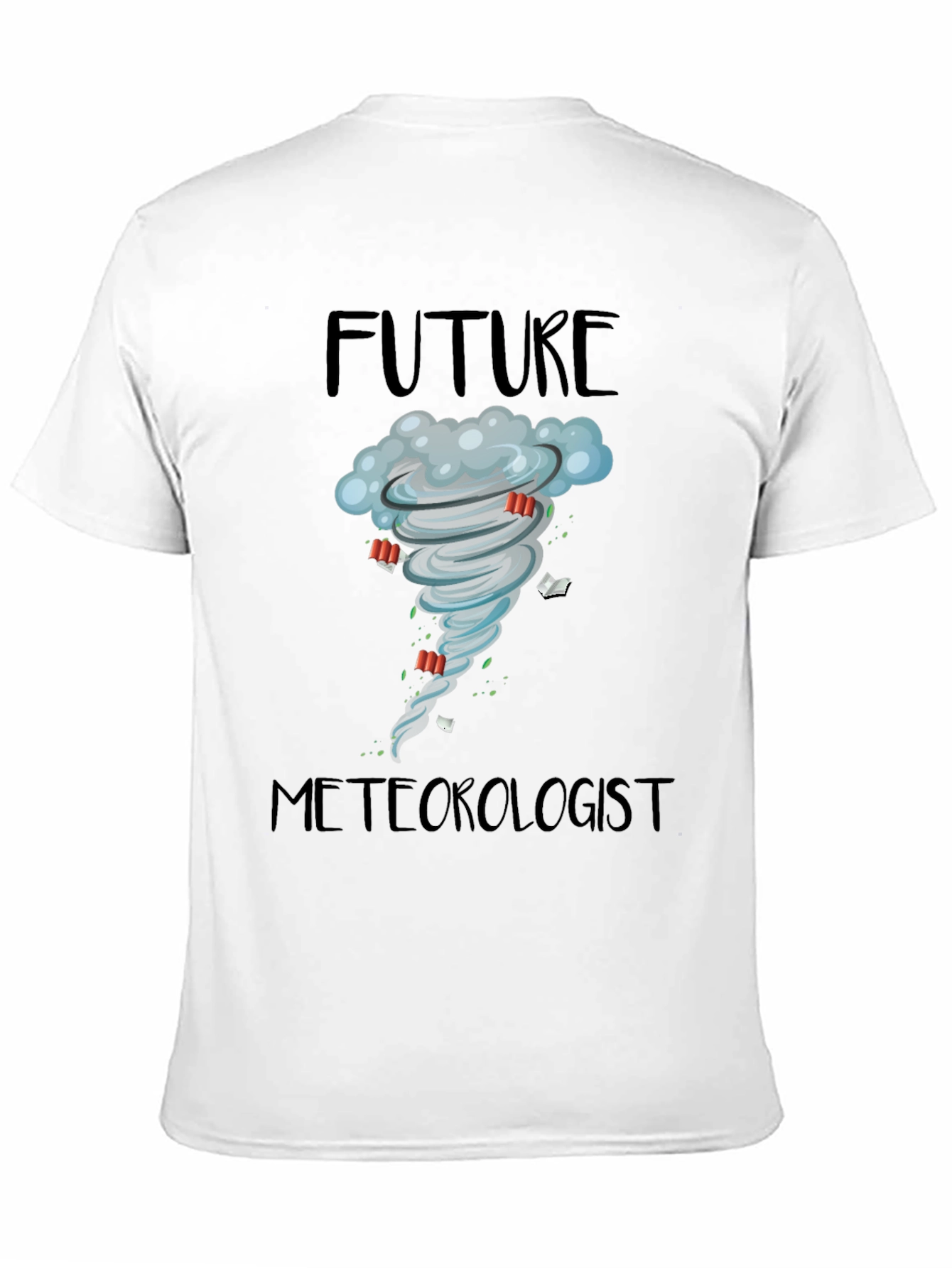 Camiseta Negra Meteorólogo del Futuro