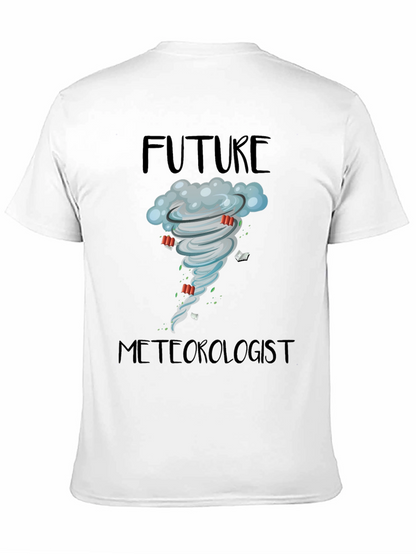 Camiseta Negra Meteorólogo del Futuro