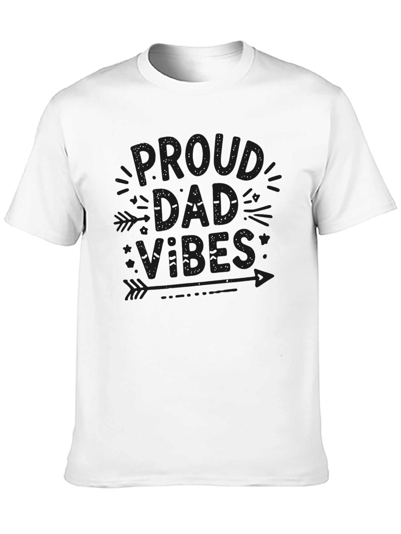 Camiseta Negra Proud Dad Vibes
