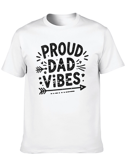 Camiseta Negra Proud Dad Vibes