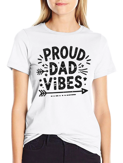 Camiseta Negra Proud Dad Vibes