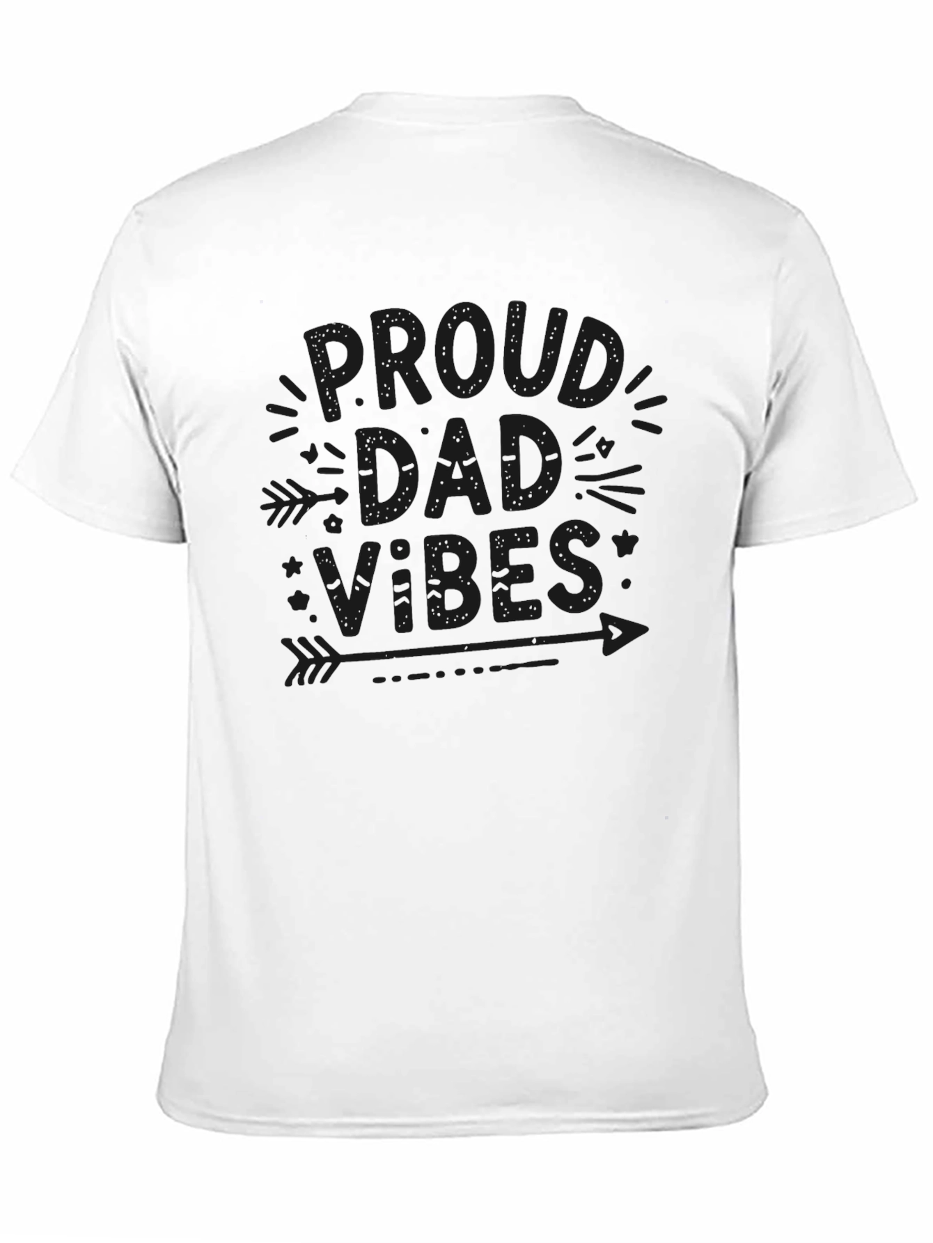 Camiseta Negra Proud Dad Vibes