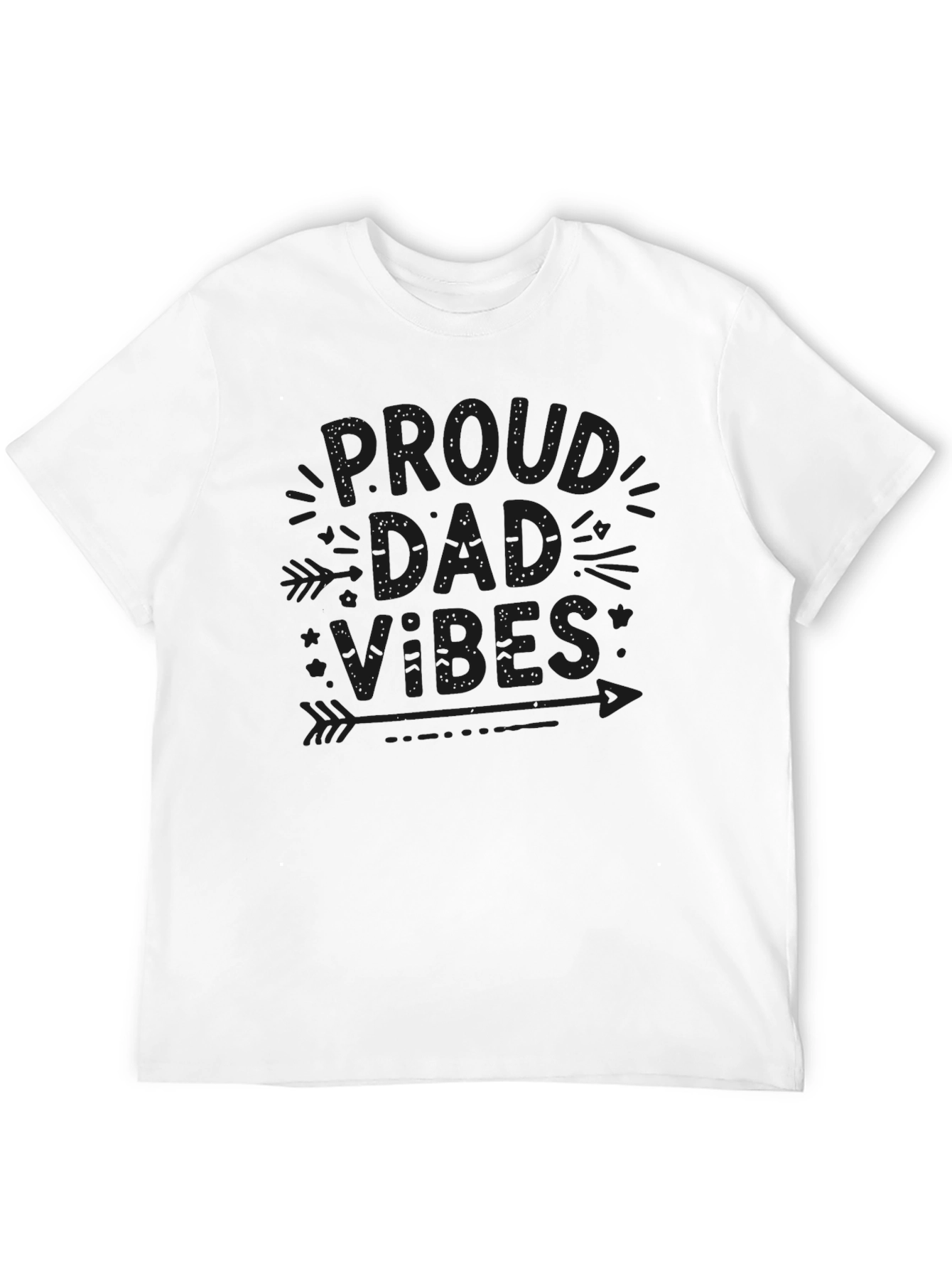 Camiseta Negra Proud Dad Vibes