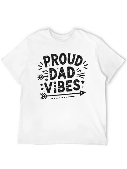 Camiseta Negra Proud Dad Vibes