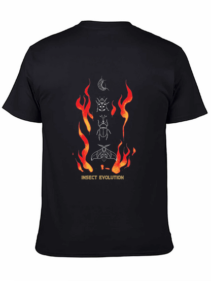 Camiseta Negra Evolución Insecto