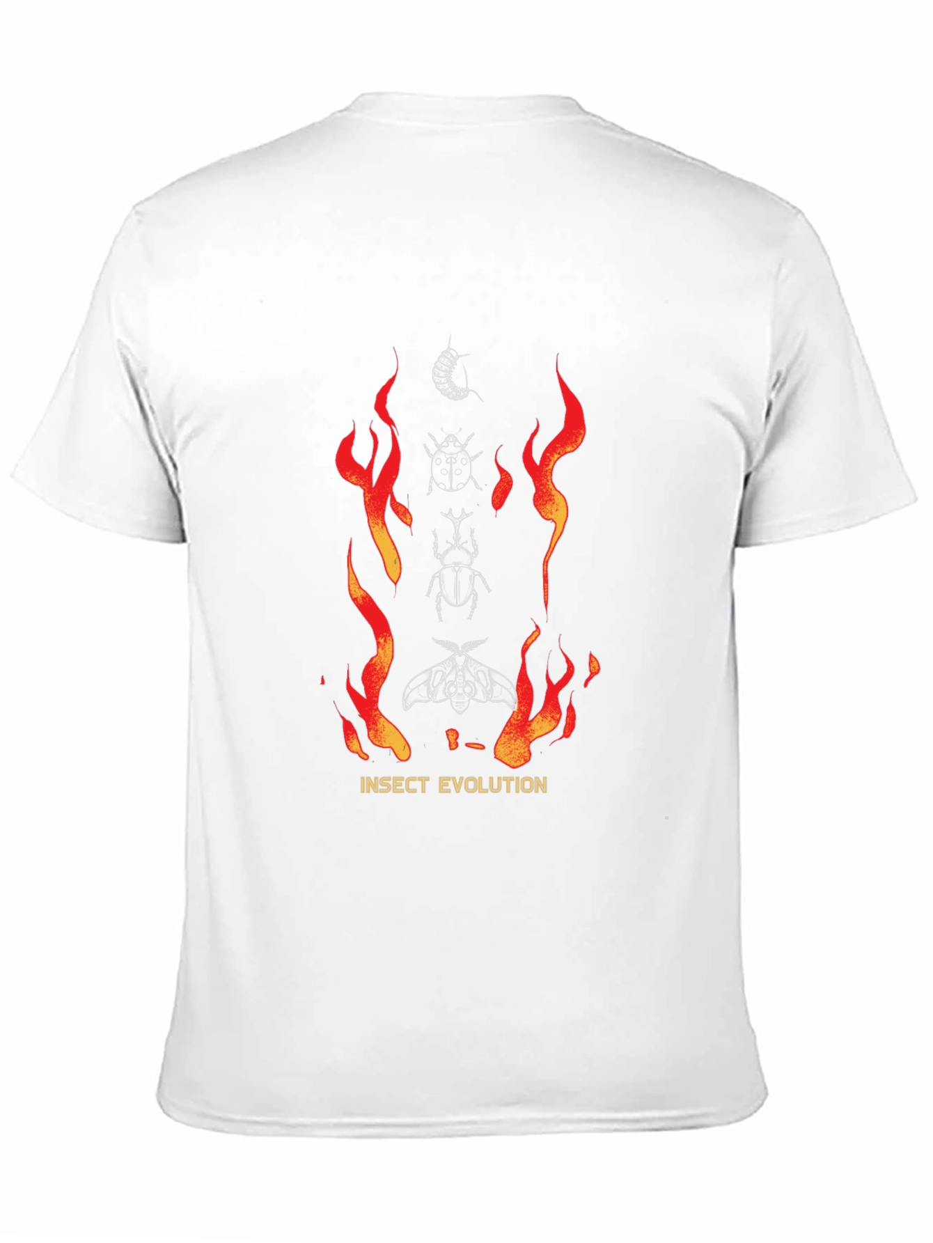 Camiseta Negra Evolución Insecto