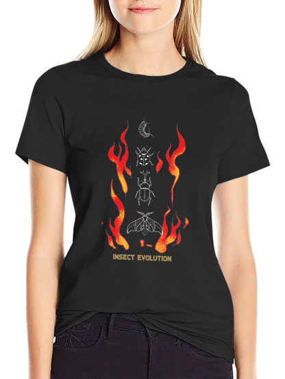 Camiseta Negra Evolución Insecto