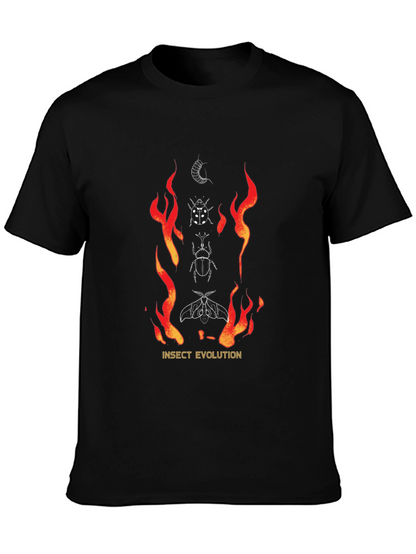 Camiseta Negra Evolución Insecto