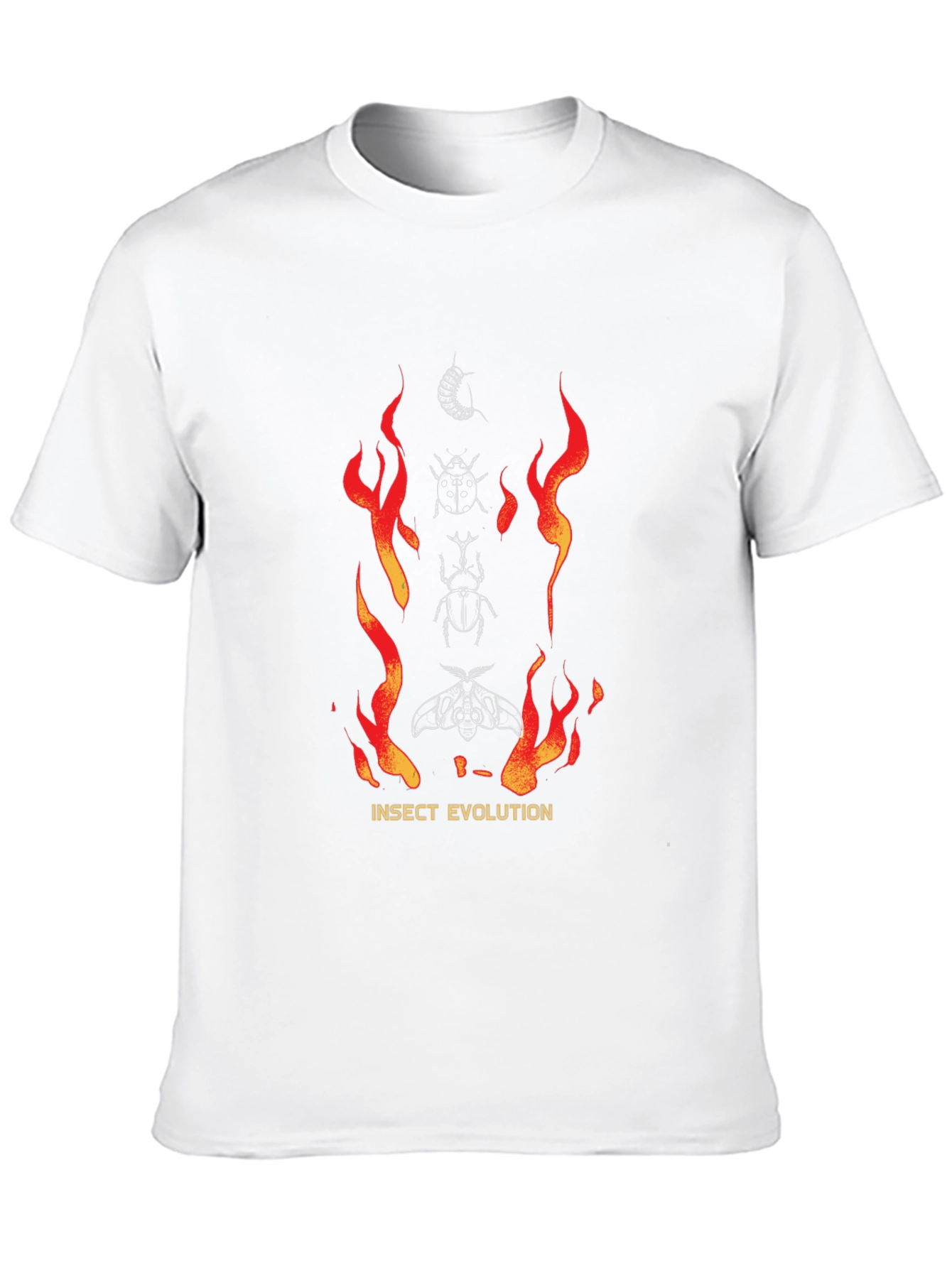 Camiseta Negra Evolución Insecto