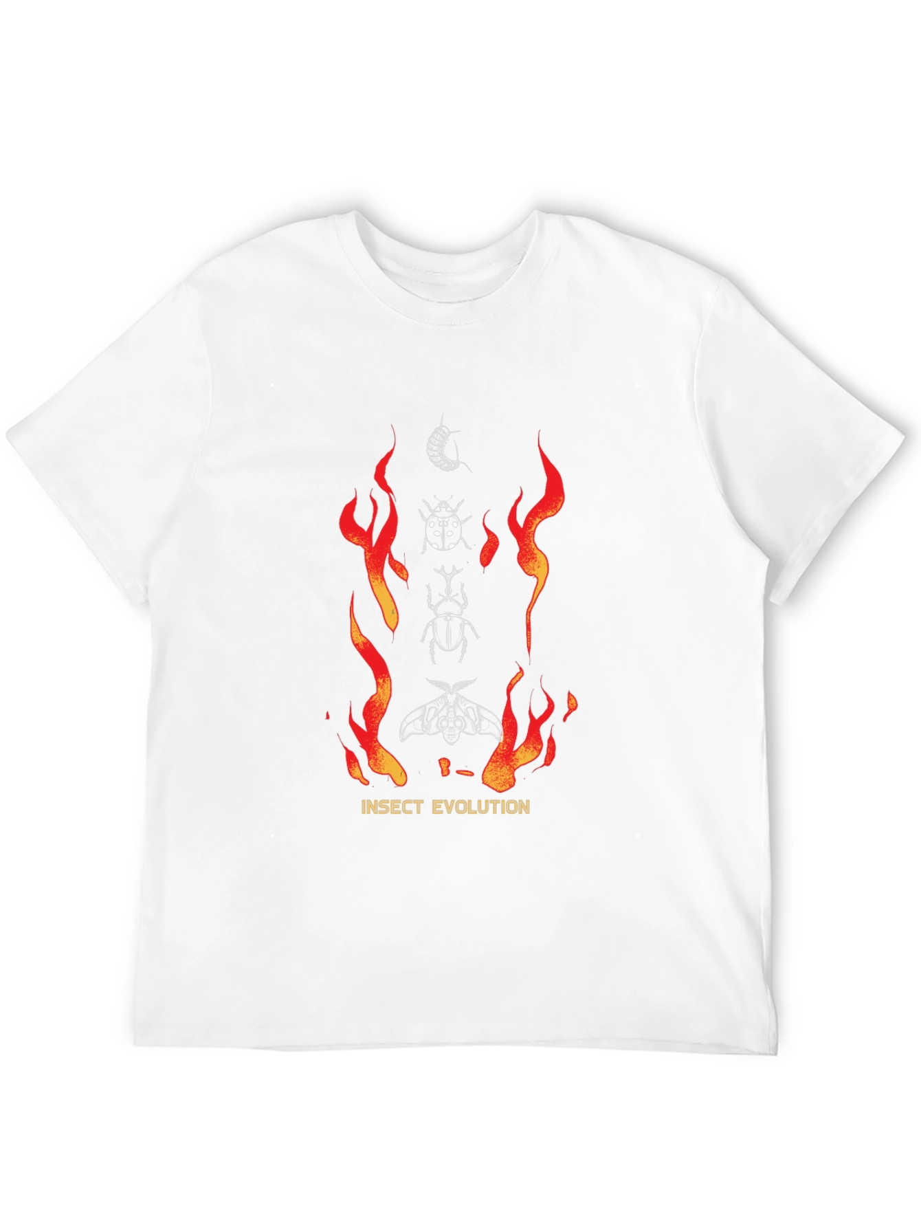 Camiseta Negra Evolución Insecto