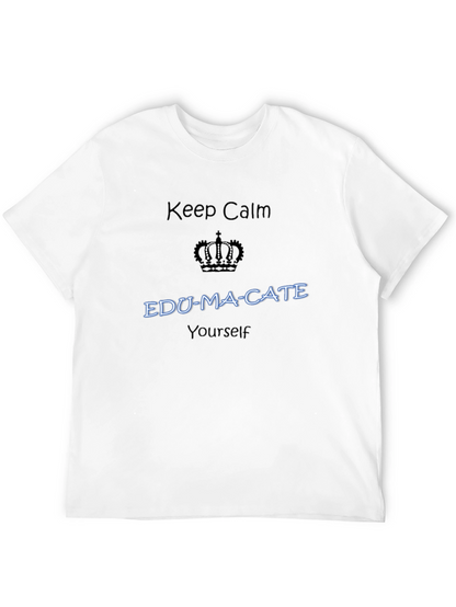Camiseta Negra con Diseño Educativo Inspirador