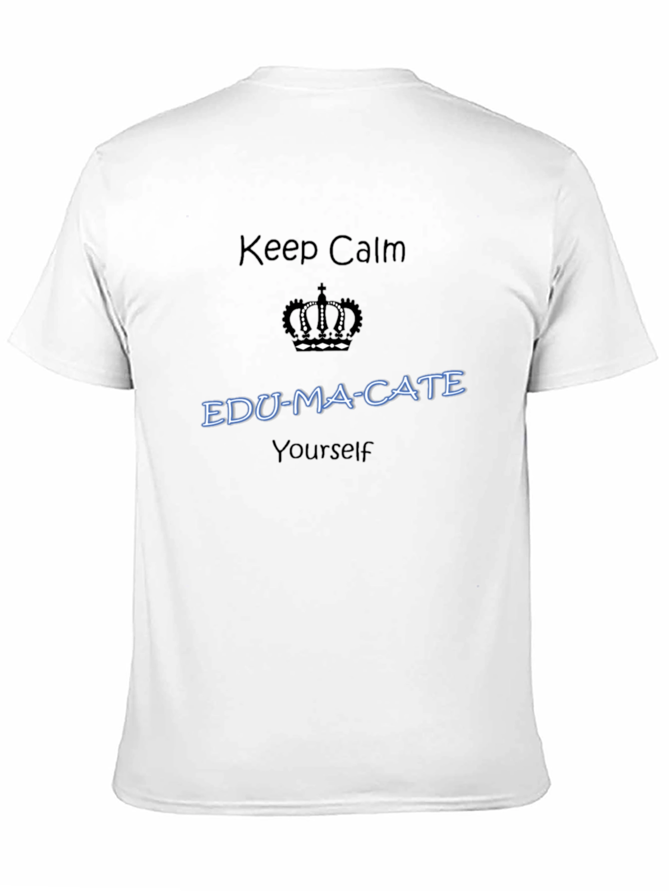 Camiseta Negra con Diseño Educativo Inspirador