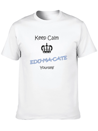 Camiseta Negra con Diseño Educativo Inspirador