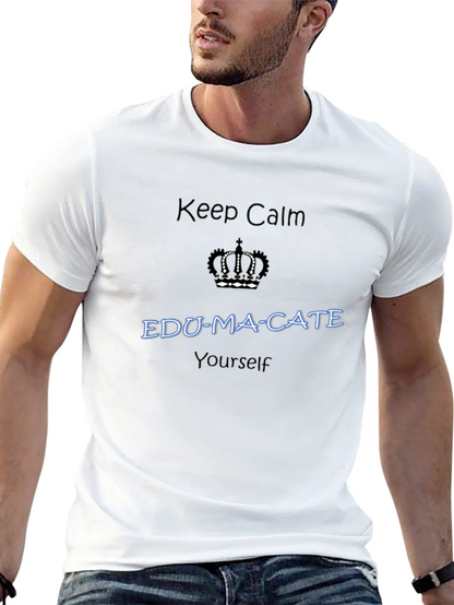 Camiseta Negra con Diseño Educativo Inspirador