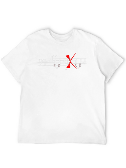 Camiseta Negra con Diseño Musical No Music