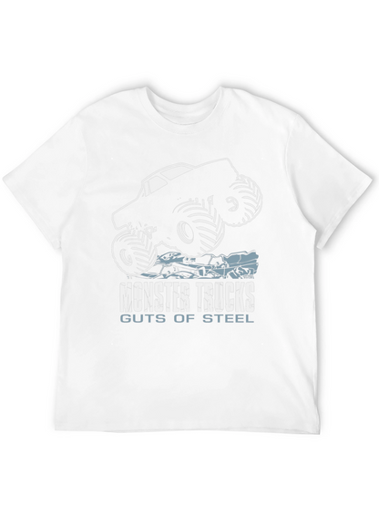 Camiseta Negra Monster Trucks Guts of Steel