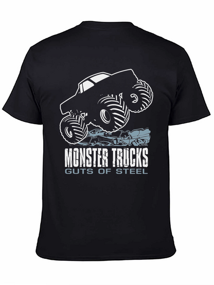 Camiseta Negra Monster Trucks Guts of Steel