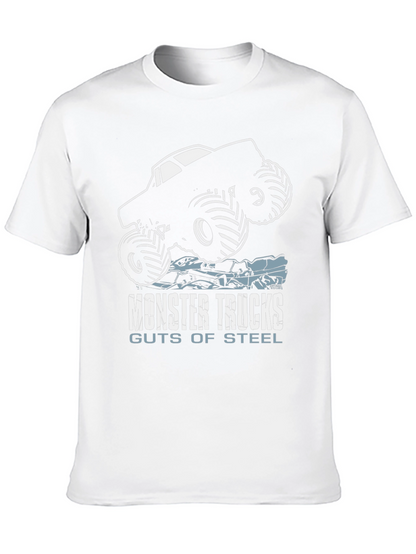 Camiseta Negra Monster Trucks Guts of Steel