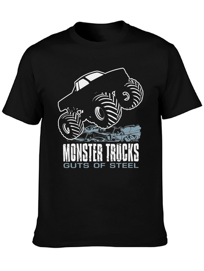 Camiseta Negra Monster Trucks Guts of Steel