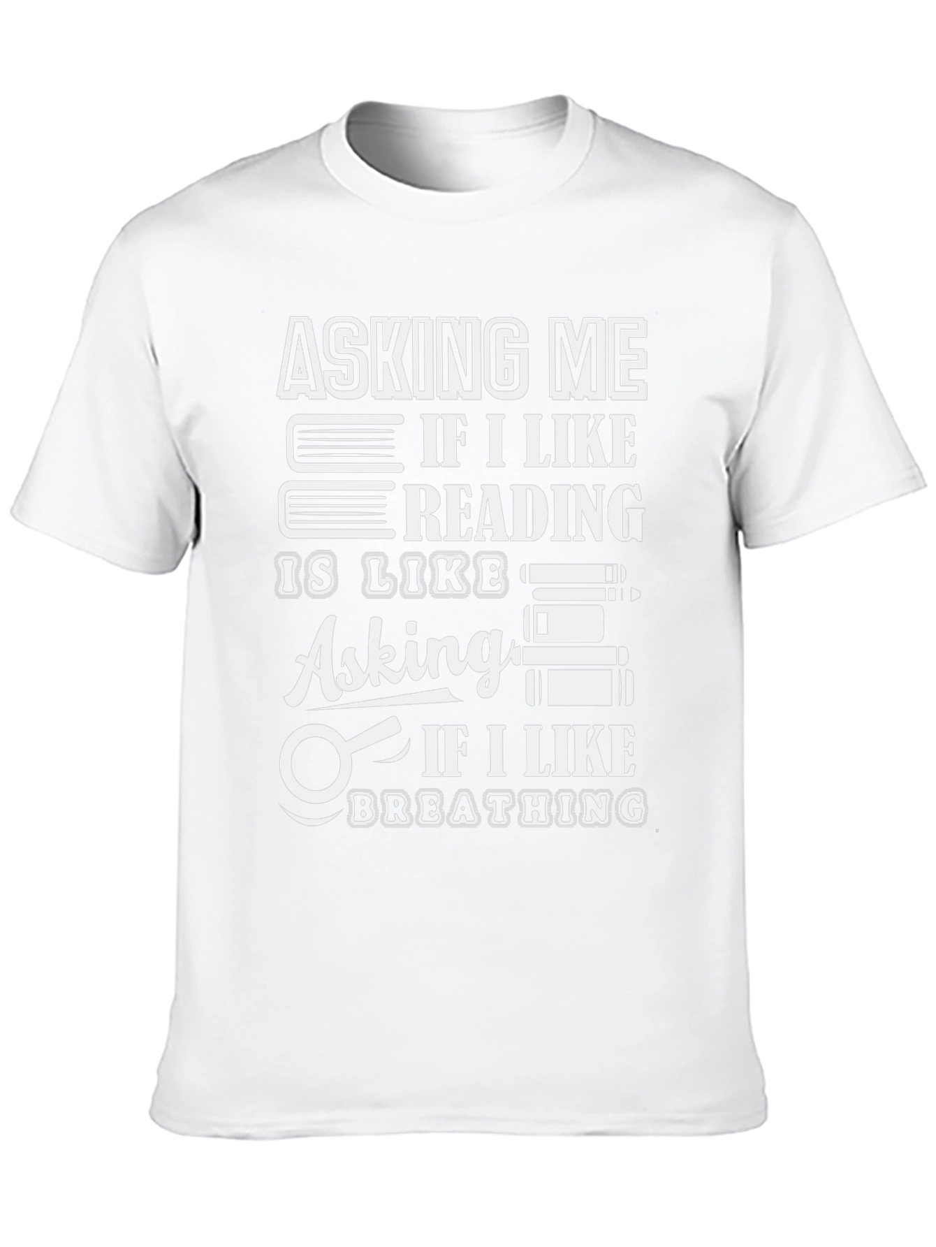 Camiseta Negra con Diseño de Lectura
