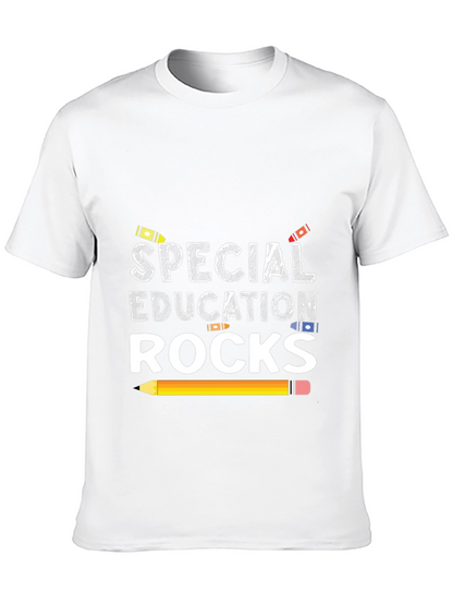 Camiseta Negra Educación Especial Rocks